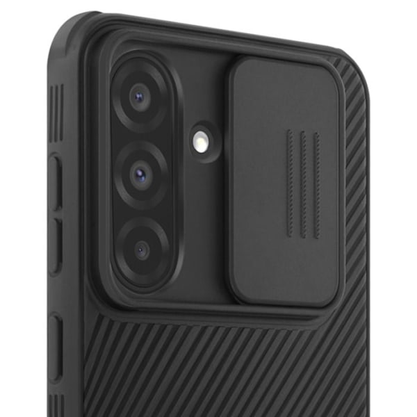 Coque för Samsung Galaxy A56 Med Förstärkta Hörn Stöttålig Kamera Täcke Nillkin Svart Svart