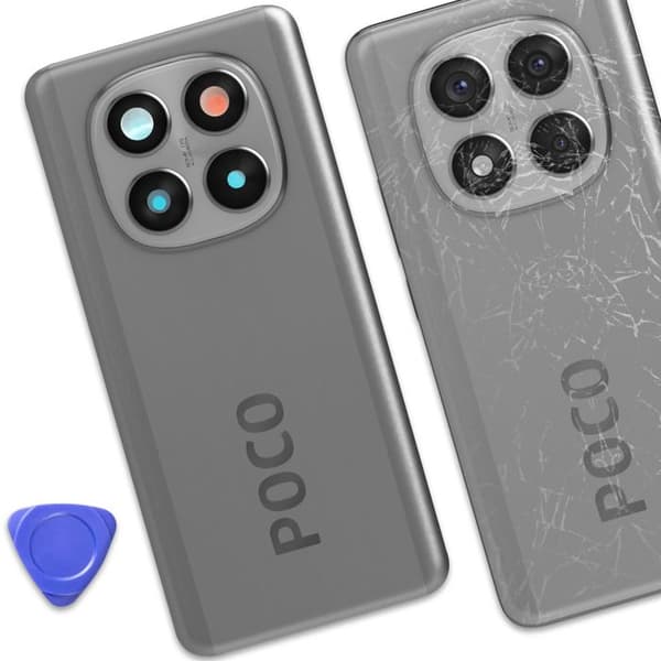 Batteri cache - Xiaomi Poco X7 - Original - Grå - Forenklet installation Grå