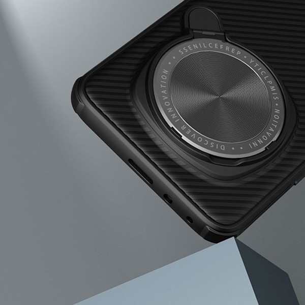 Coque för Honor Magic6 Pro Rigid i TPU CamShield Prop Nillkin Svart Svart