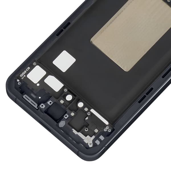Central Chassis Reservedel til Samsung A55 Original Service Pack Samsung Sort