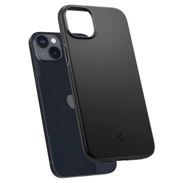 Cover - SPIGEN - Thin Fit - iPhone 14 Plus - Ultra tynd - Beskyttelse mod ridser - Polycarbonat Sort