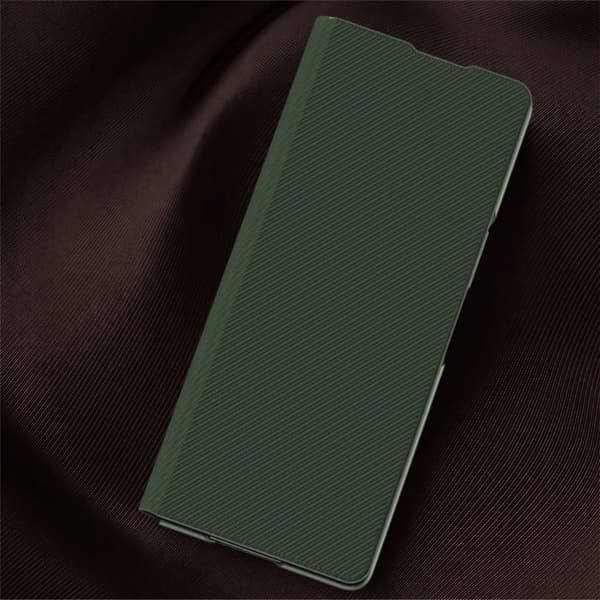 Fodral för Galaxy Z Fold 8 Ultra med Stöd i Grön Aramidtextur Grön