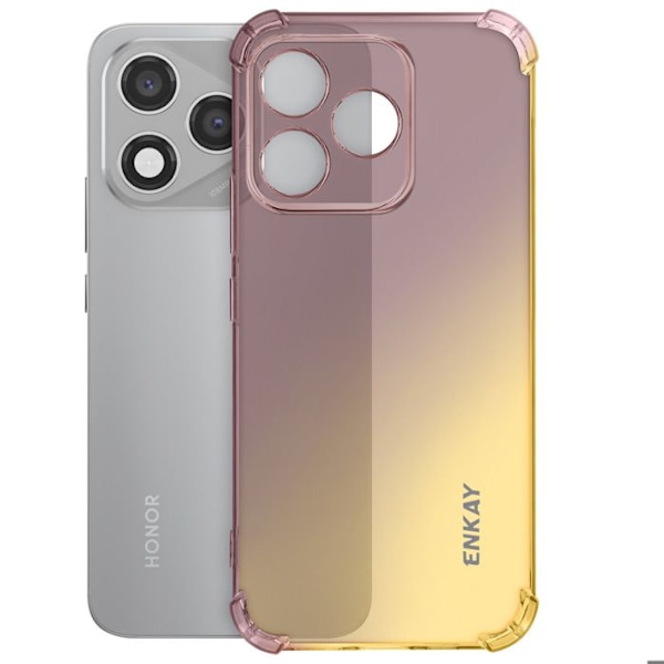 Coque för Honor 400 Lite Mjuk Med Förstärkta Hörnen Design Gradient Enkay Lila