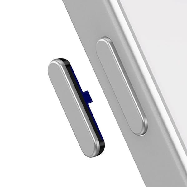 Erstatnings Power-knap til Galaxy S25 FE Service Pack Samsung Hvid Vit