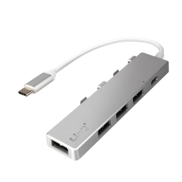USB Type C-hub med 4 LinQ USB-porte
