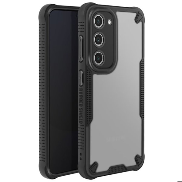 Stötbeständig skal för Samsung Galaxy S24 FE Matt bak Anti-spår Svart Svart