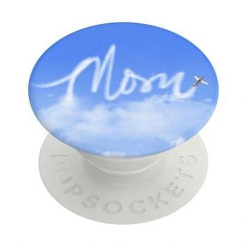 Pop Grip - POPSOCKETS - Sky MOM - Hvid / Blå - Sammenklappelig - Ultralet Vit