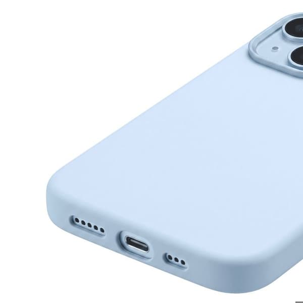 MagSafe-cover til iPhone 15 Model SolidX Soft Touch 3mm Stødabsorberende Rhinoshield Polarblå polarblått