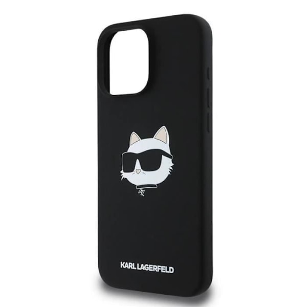 Coque - Karl Lagerfeld - Choupette - Nestemäinen silikoni - Yhteensopiva MagSafe - iPhone 16 Pro Max Svart