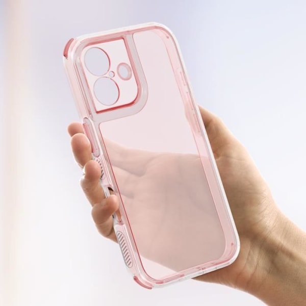 Fodral till iPhone 16 Förstärkta Bumper Corners Champagne Rosa Rosa