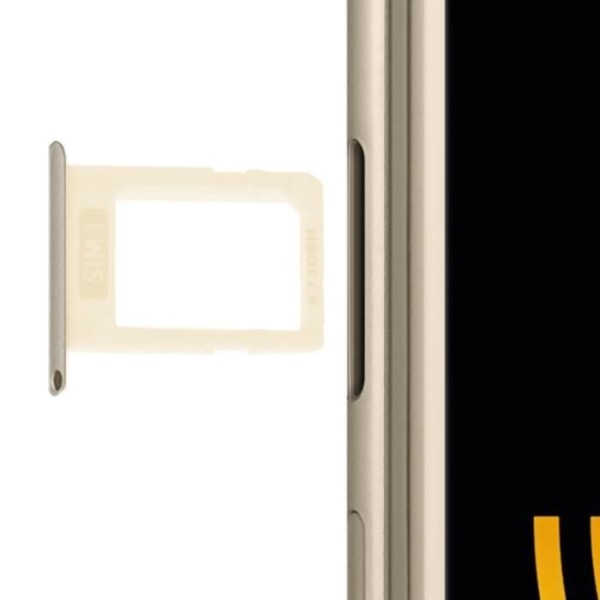 Galaxy J3 2017 Gold SIM-kortslåda - Guld utbytesadapterlåda