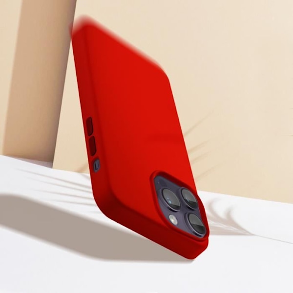 iPhone 14 Pro Max skyddsfodral - MOXIE - Halvstyvt - Tunt och lätt - Röd Röd
