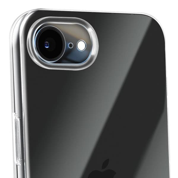 Pack skal för iPhone 17 med härdat glas och transparent objektivskydd Vit