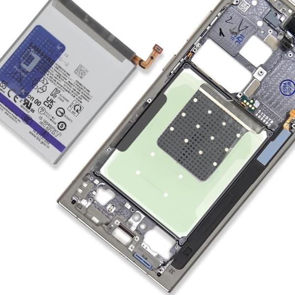 Klæbemiddel - SAMSUNG - Galaxy S24 Ultra - Solid fastgørelse - Nem installation - Sort Svart