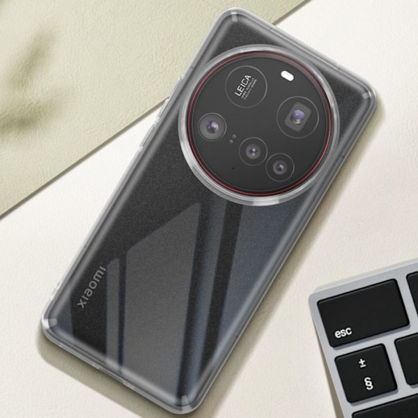 Silicone-fodral för Xiaomi 15 Ultra Mayaxess Transparent Vit
