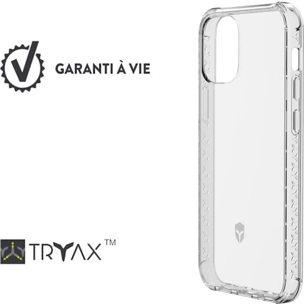 Force Case Air transparent forstærket etui til iPhone 12 Mini