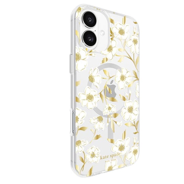 Beskytter - Kate Spade New York - iPhone 16 Plus - Semi-stiv - Blomster - Gul Solskensblommiga