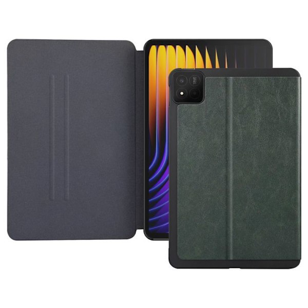 Suojus Xiaomi Pad 7 ja 7 Pro Video Tukituki Tumma Vihreä Grön