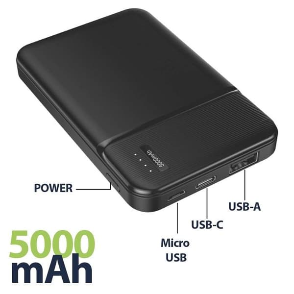 Tilbehørssæt - MAYAXESS - Pixel 10 Pro - MagSafe Cover - 5000mAh Batteri - USB-C 20W Oplader Blå