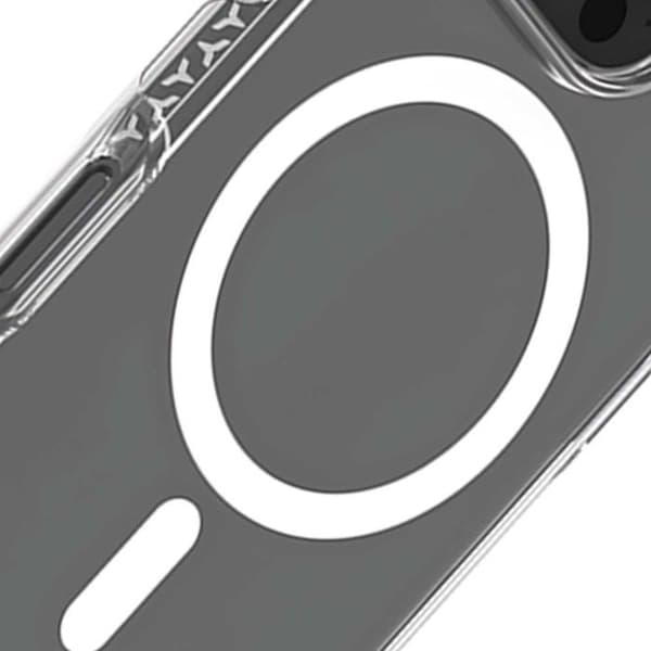 MagSafe-skal - FORCE CASE - iPhone 16 Pro - Stötsäker 4m - Transparent - Livstidsgaranti Vit
