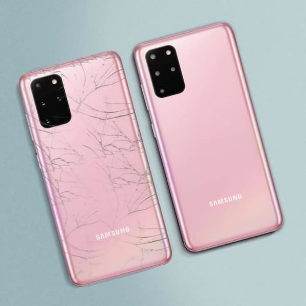 Batteri Cache - Samsung Galaxy S20 Plus - Ersättningsbaksida - Rosa Rosa