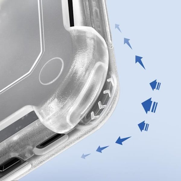 AVIZAR kova kotelo Samsung Galaxy S24 -puhelimelle - Iskunkestävä vyöpidike ja jalustan pidike - Läpinäkyvä Transparent