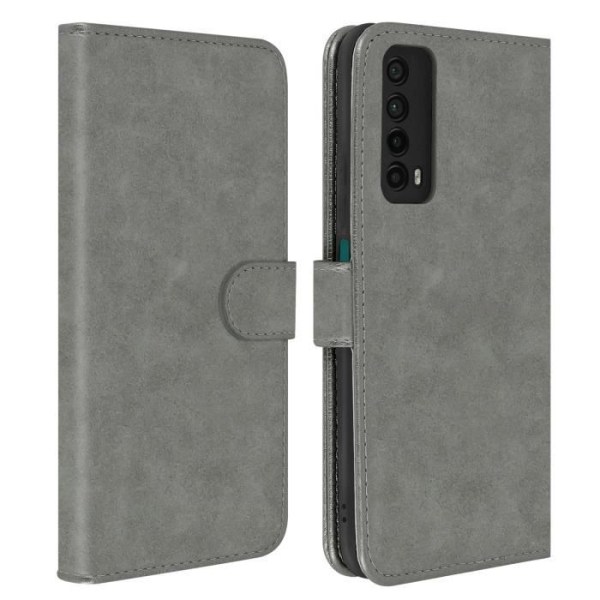 Skyddsfodral - AVIZAR - Huawei P smart 2021 - Kortficka - Stödfunktion - Grå Grå