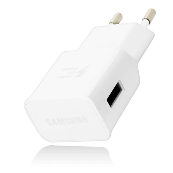 Laddare Sektions USB - Samsung - EP-TA200EBE - 15W - Snabbladdning 3.0 - Vit Vit