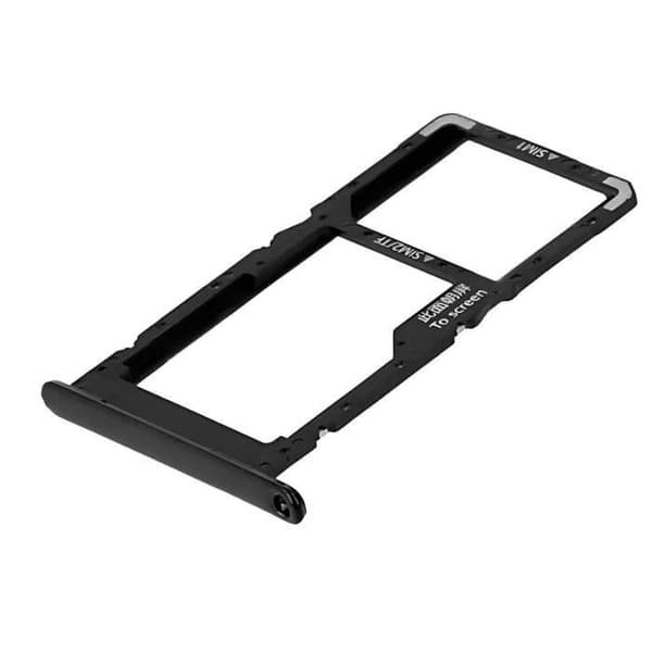 SIM-kortsskuffe til Huawei Nova Y70 Nano SIM og micro-SD Sort Svart