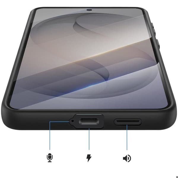 Silicone Cover til Galaxy S26 i Robust Sort Svart