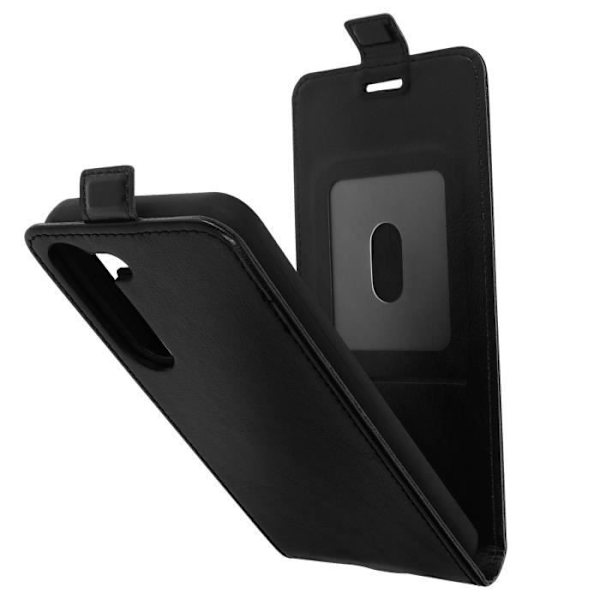 Suojakuori on yhteensopiva Samsung S23 Vertical Flip Black Flip -kotelon kanssa
