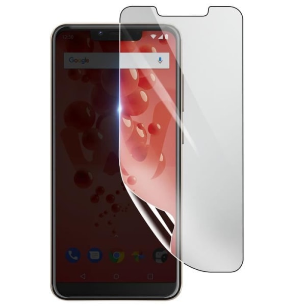 Skärmskydd - 3MK - Wiko View 2 Plus - Stötsäker Hydrogel - Transparent - Reptålig Transparent