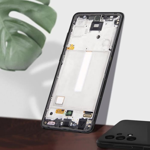LCD-skærm - Samsung - Galaxy A52/A52s - Original - Sort - 5,5 tommer Svart