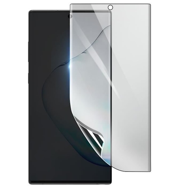 Näytönsuoja - 3MK - Samsung Galaxy Note 10 - Iskunkestävä Hydrogeeli - Läpinäkyvä - Naarmuuntumaton Transparent