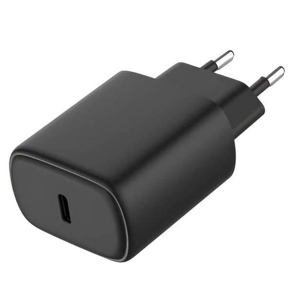 Lader 20W 3A USB-C Hurtigopladning og PPS Jaym Sort Svart