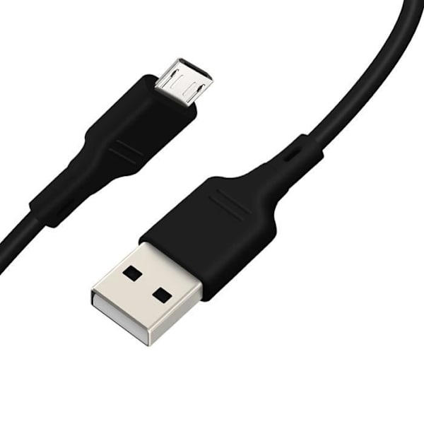 Lader- og synkroniseringskabel - Blue Star - Micro USB - 1 meter - Hurtigopladning - Sort Svart
