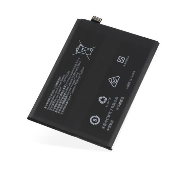 Internt batteri - OPPO - BLP811 - 2150mAh - Kompatibel Oppo Find X3 Lite - Sort Svart