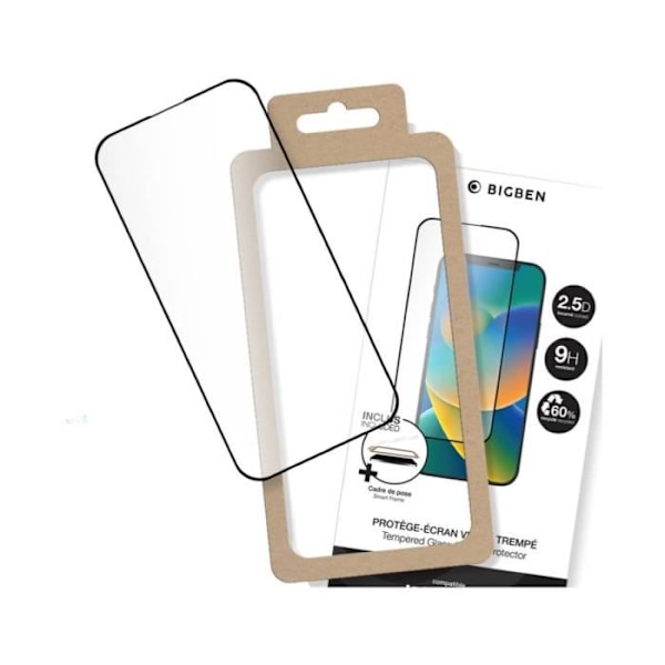 Suojaa näyttö Motorola G04/G04s/E14 2.5D Iskunkestävä BigBen Connected Kirkas Transparent