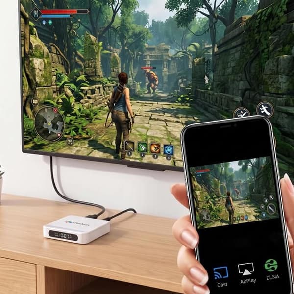 Box TV Multimedia Gateway Android 14 8K UHD 4 Go 128 Go Wi-Fi 6 Vit