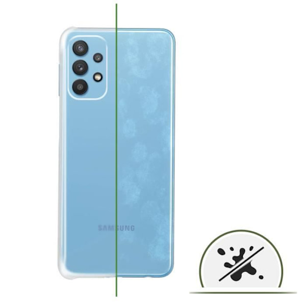 Galaxy A32 Fodral Hårt skydd Stötsäkert Anti-fingeravtryck Frostad Vit