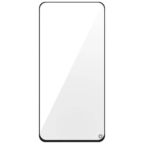 Beskyttelsesfilm - FORCE GLASS - Oppo Reno 10X Zoom - 9H+ hårdhed - Antimikrobiel - 2,5D skrå kanter Svart