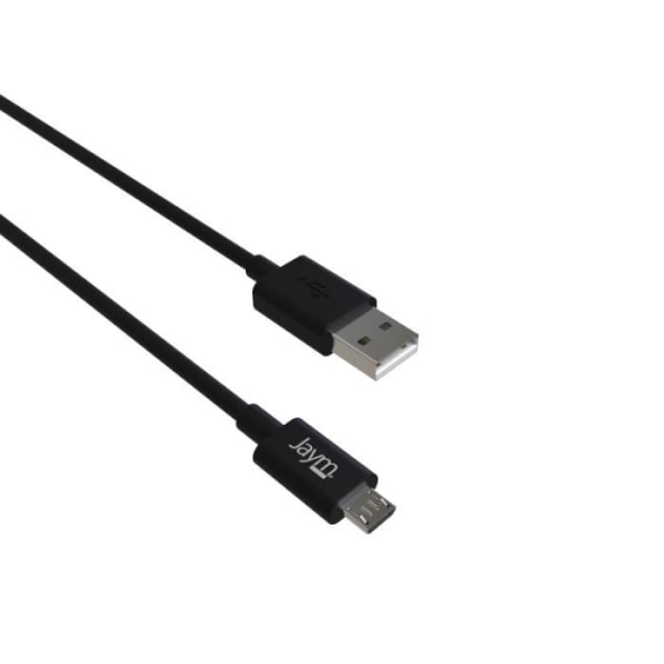 YHDISTETYT MICRO-USB-KAAPELI 1M + 2 USB 12W AUTOLATURI MUSTA - JAYM®