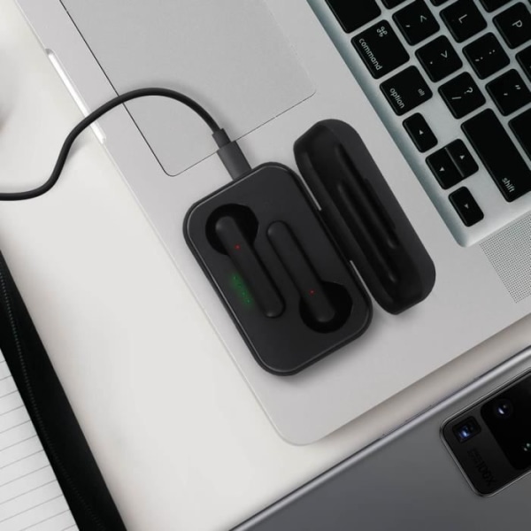 Bluetooth høretelefoner - Akashi - In-ear - Batteri 3H - Opladeetui - Sort Svart