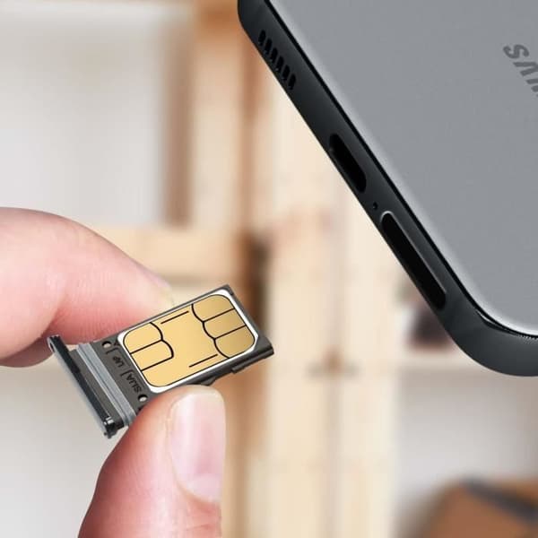 Ersättningsfack för SIM-kort till Samsung Galaxy S22 Plus - Grå Grå
