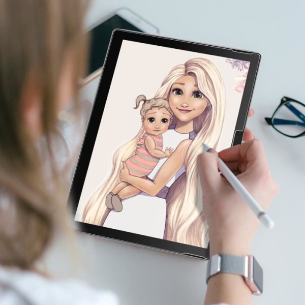 Microsoft Surface Pro 7 12.3 / 6 / 5 / 4 film med nano-coating gennemsigtig hvid