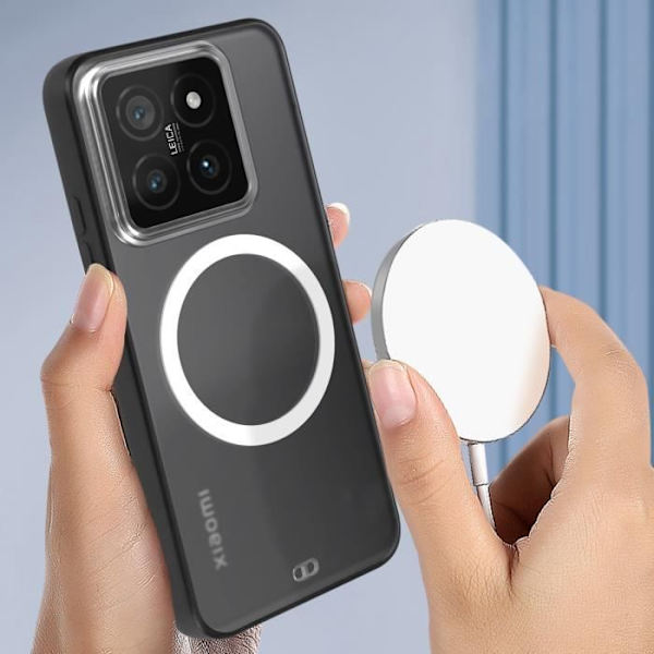 AVIZAR Skyddsfodral för Xiaomi 14 - Svart - Kompatibel med Magsafe-tillbehör Svart