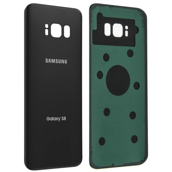 Battericover - Samsung - Galaxy S8 - Bagpanel - Sort - 20 g Svart