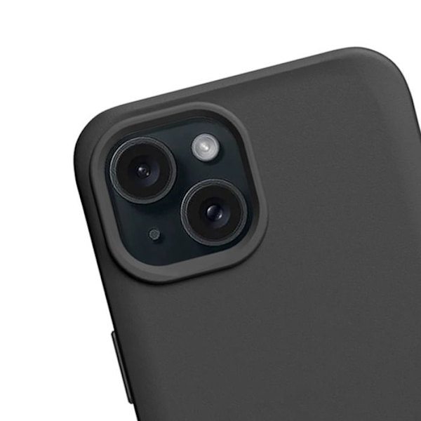 iPhone 15 Plus MagSafe Blød Stødabsorberende SolidX Serie Rhinoshield Sort Svart