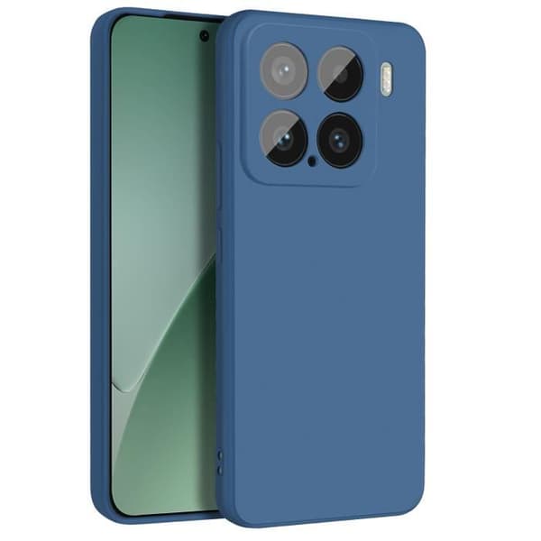 Coque - Xiaomi 15 - Blød Silikone - Ridsebeskyttelse - Elegant Matt Finish Blå