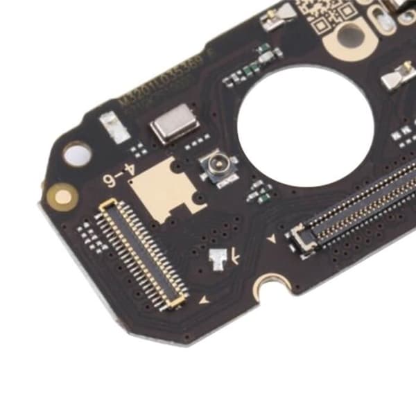 USB-C Opladerstik - Xiaomi - Redmi Note 11 - Sort - Klar til Installation - Overholder CE/ROHS Svart